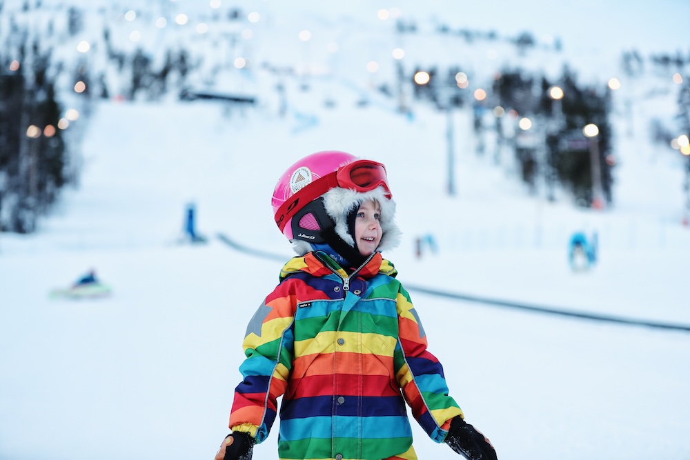 Skiing is made easy for beginners in Pyhä Ski Resort