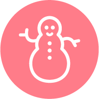 Symbol snow man