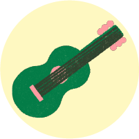 Unplugged guitar icon