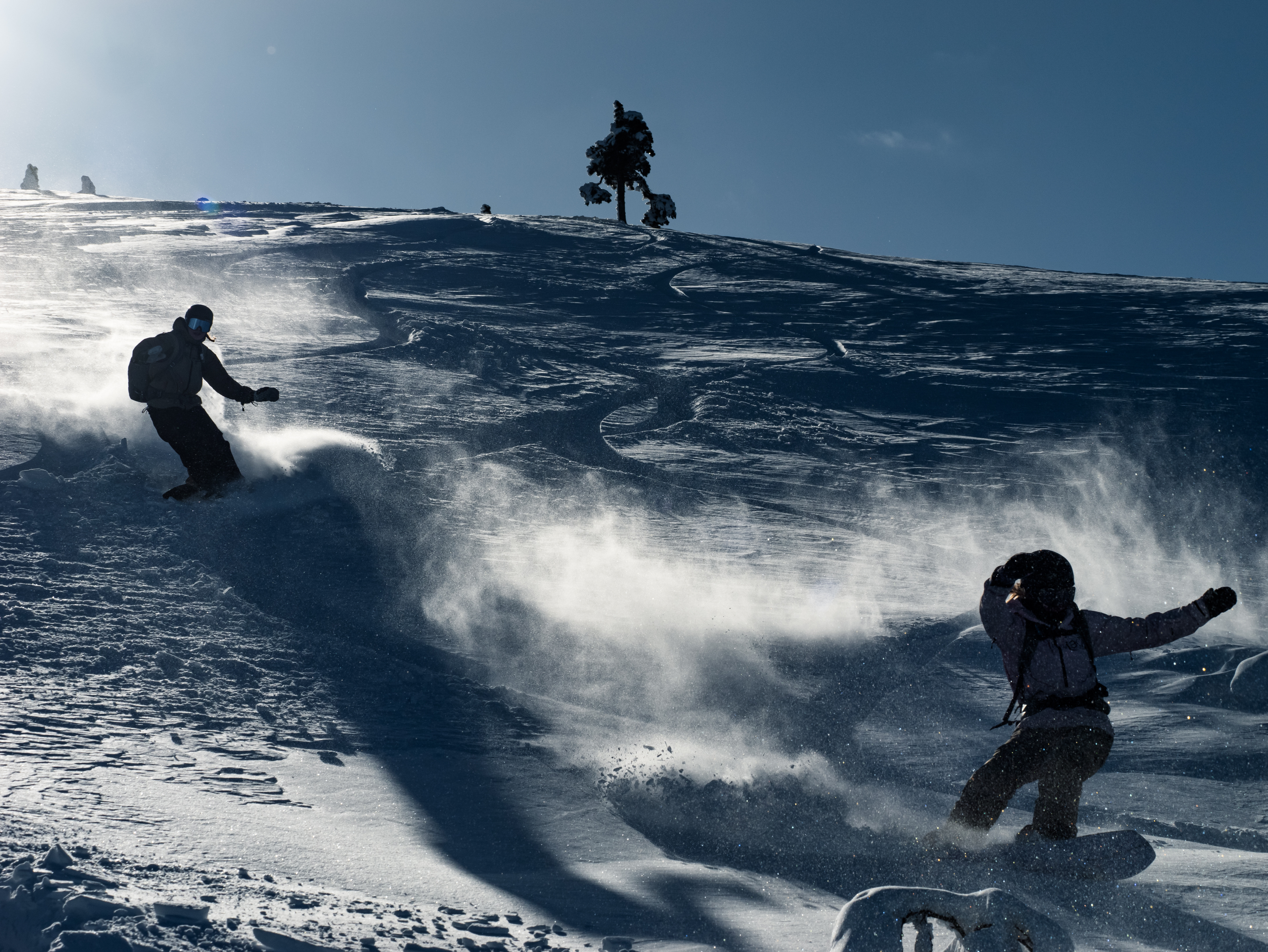 Pyhä backcountry riding