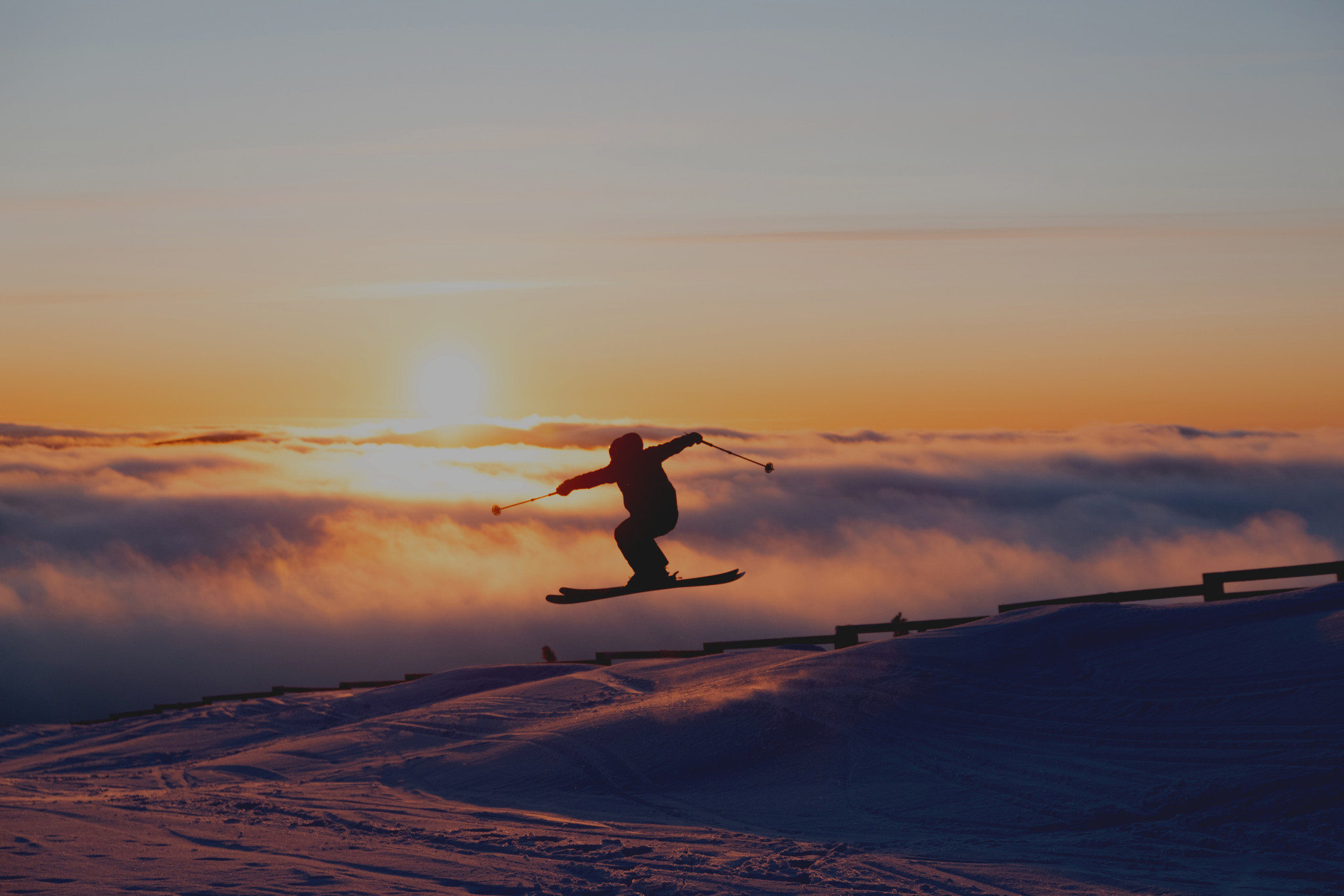Skier at Pyhä Ski Resort