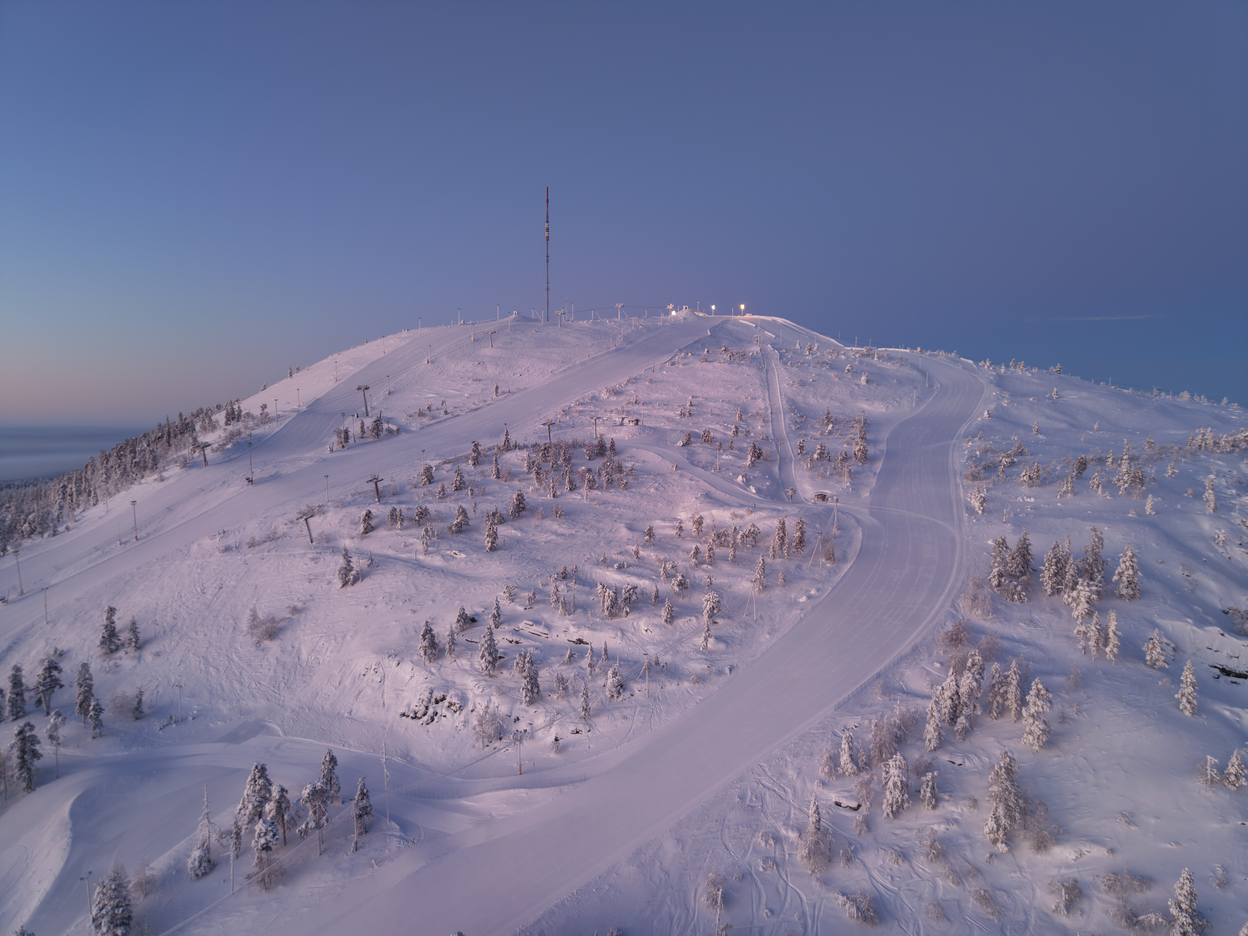 Pyhän hiihtokeskus ilmakuva