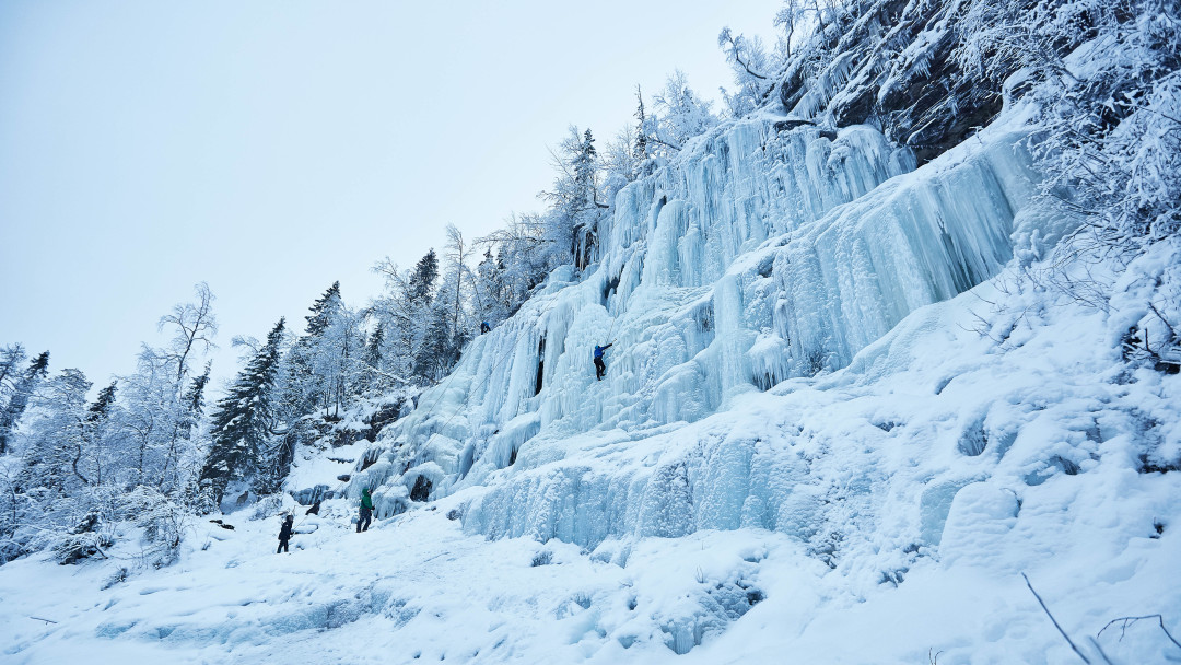 Ice Climbing Day in Korouoma Posio