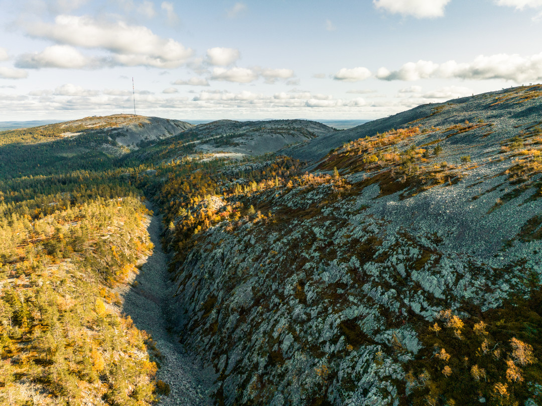 Autumn in Pyhä Ski Resort, Lapland