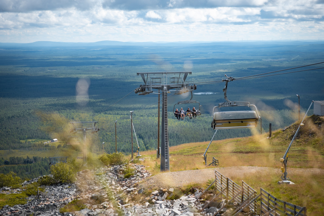 Maisemahissi, scenic lift, Pyhä, Lappi 