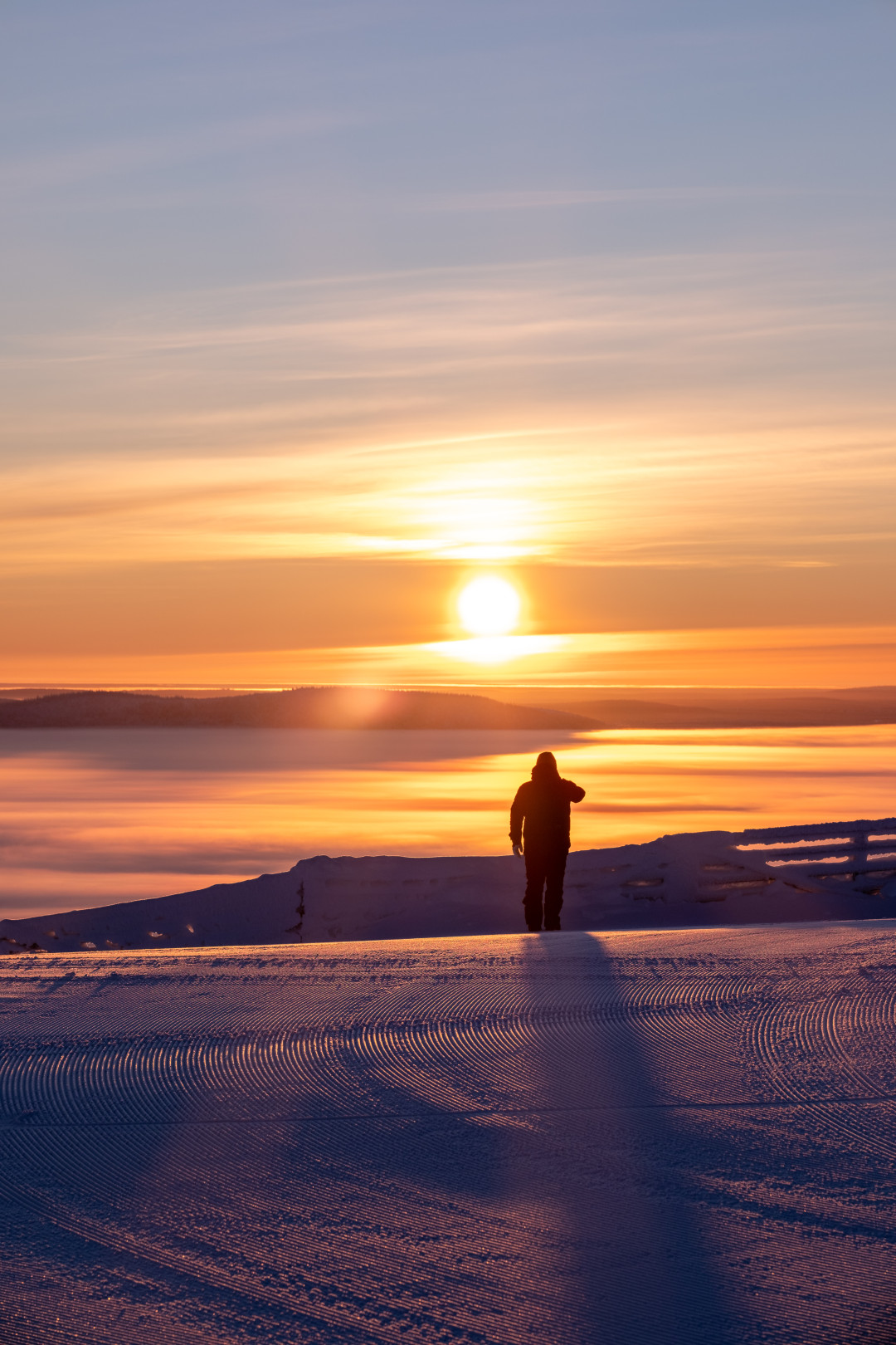 Pyhä ski resort fell top