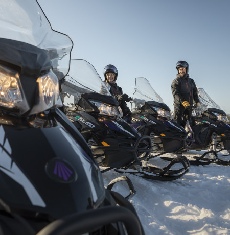 Electric Snowmobile Nature Safari by Experience Pyha
