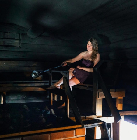 karu lodge savusauna