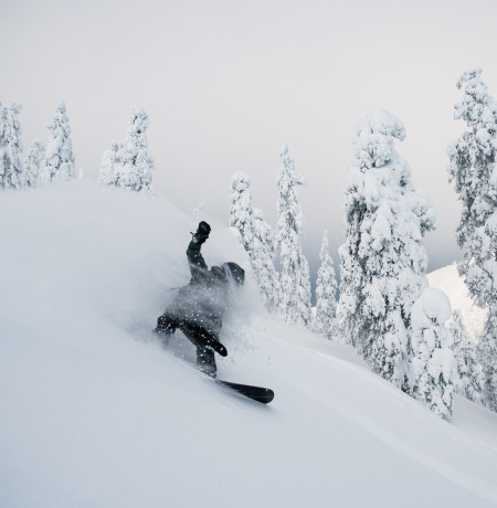 Pyhä Ski Resort's backcountry freeriding