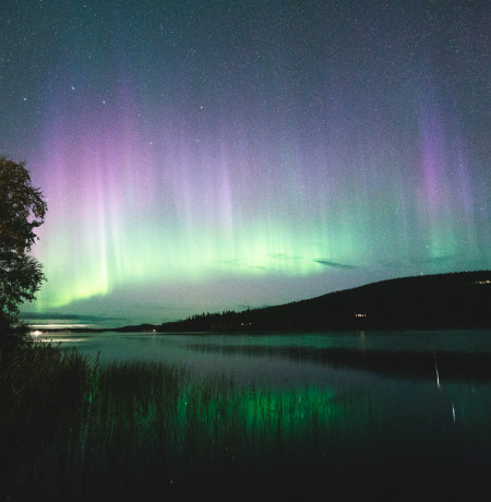 Revontulet_syksy_Pyhaluosto