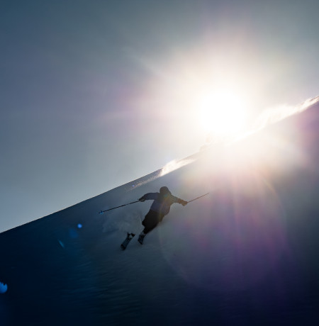 Skier at Pyhä Ski Resort