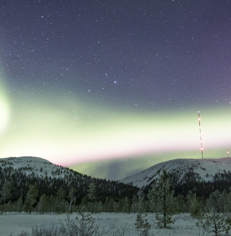 Aurora Borealis over Pyhä