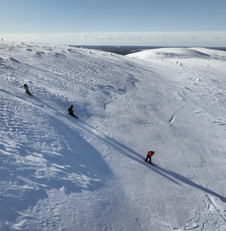 Pyhä backcountry freeriding