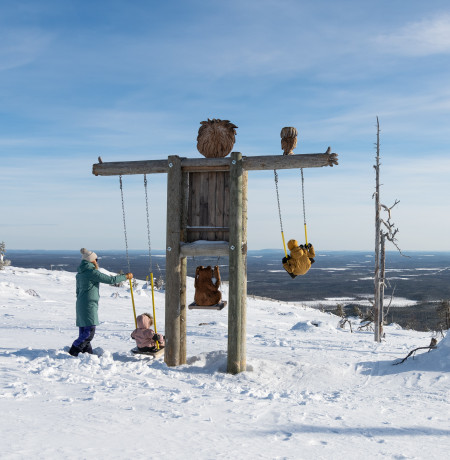 Huttu Ukko art route Pyhä