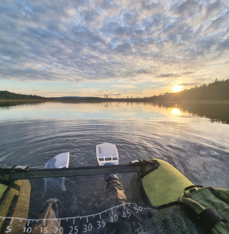 Pyhä Safaris Float tube fishing