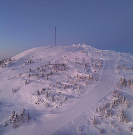 Pyhän hiihtokeskus ilmakuva