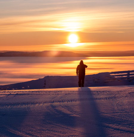 Pyhä ski resort fell top