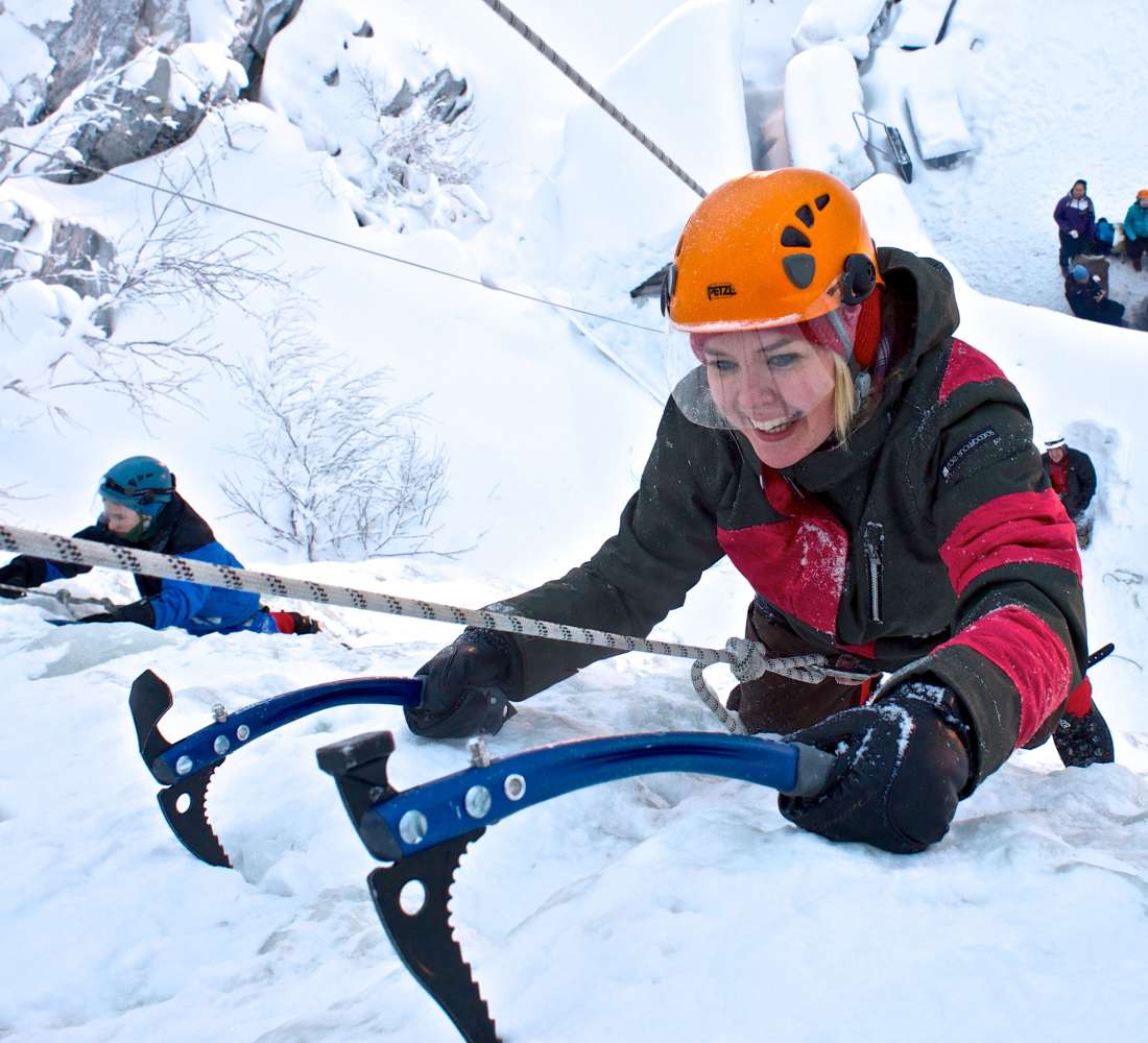 Kokeile jääkiipeilyä Pyhällä