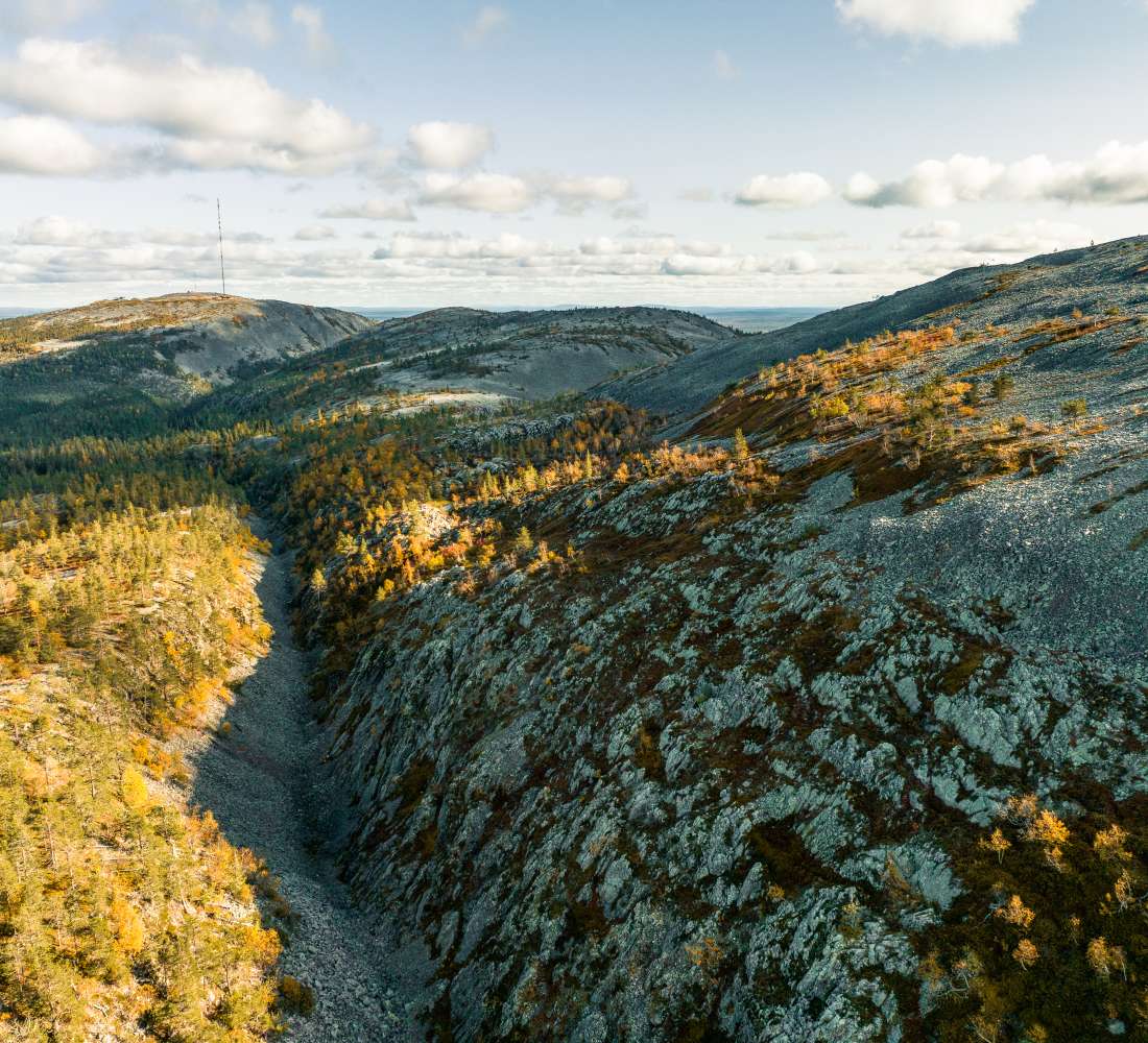 Autumn in Pyhä Ski Resort, Lapland