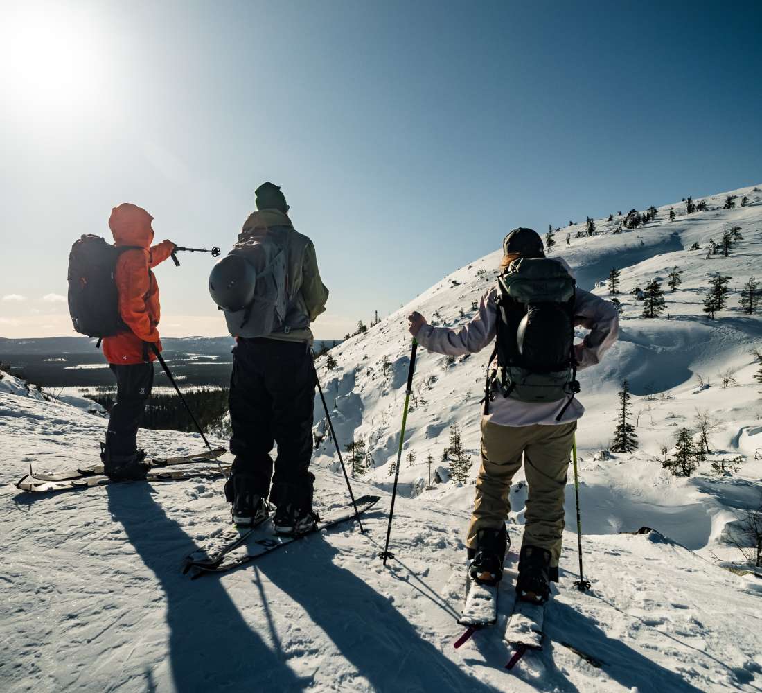 Skitouring in Pyhä backcountry