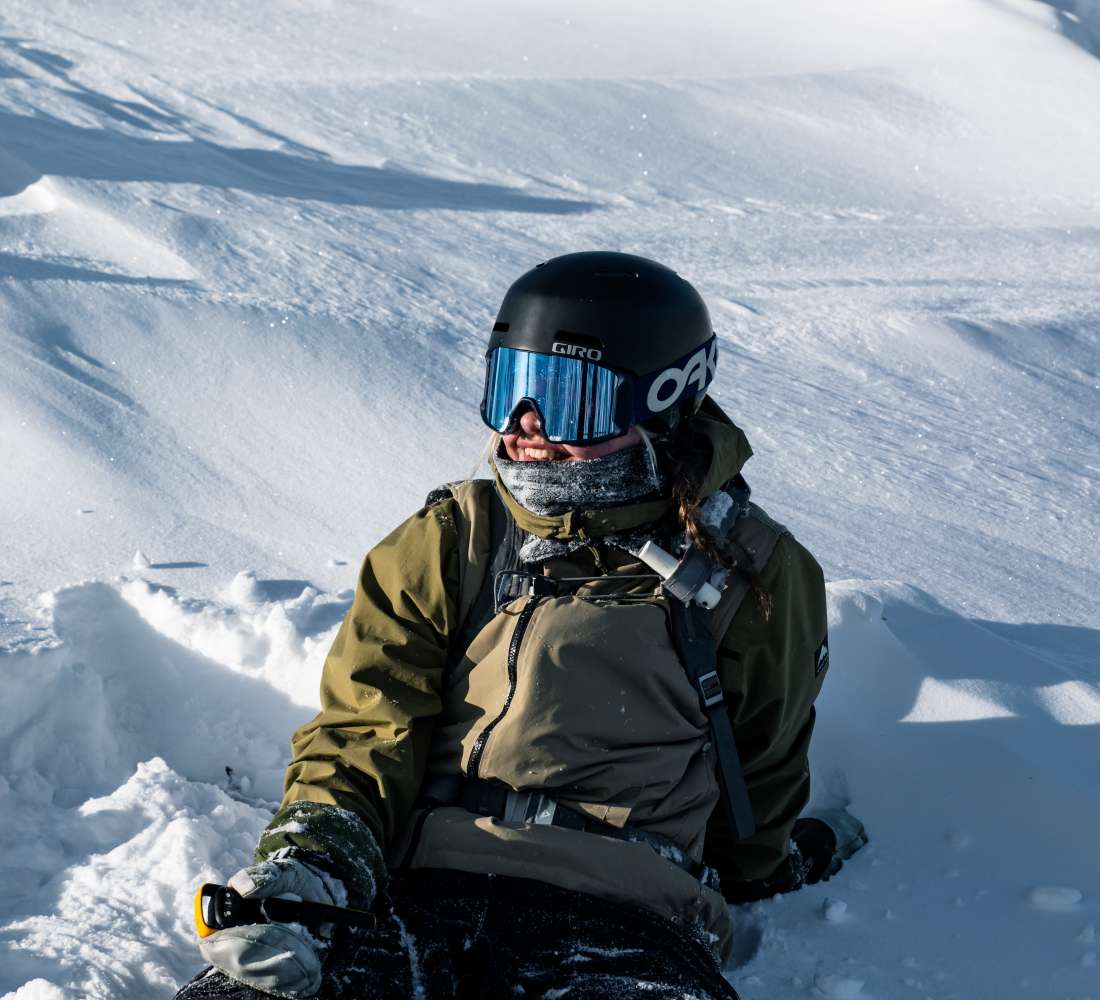 Backcountry snowboarding in Pyhä Lapland