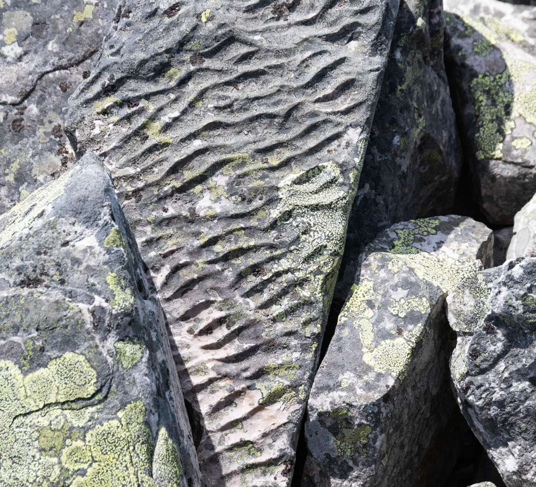 Pyhä-Luoston kansallispuisto aaltokivi