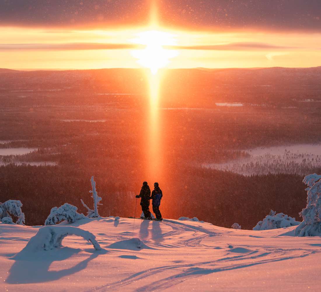 Pyhä Ski Resort sunset