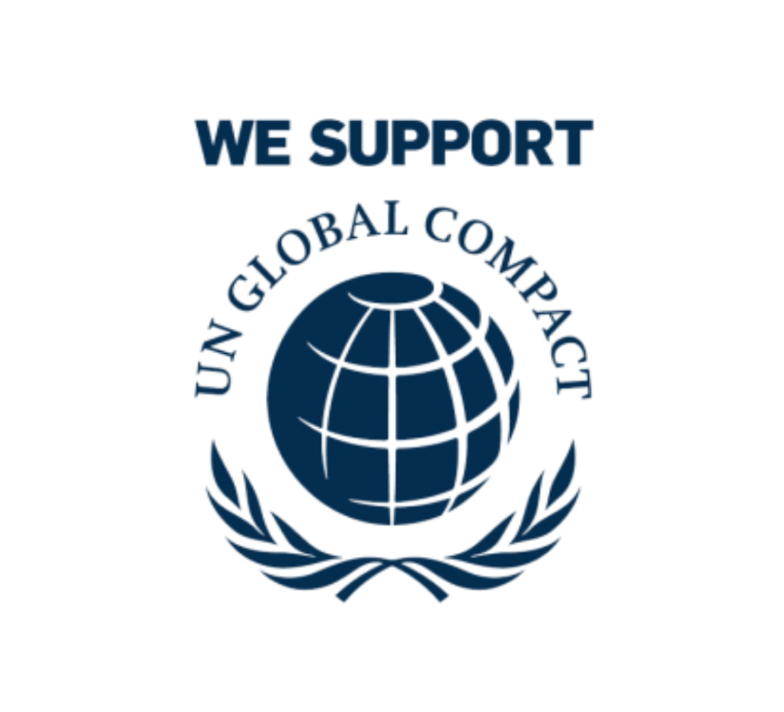 We support un global compact logo