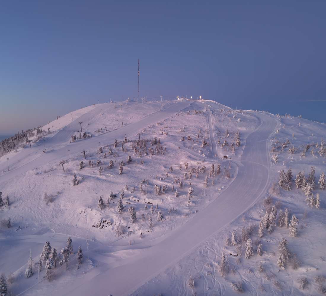 Pyhän hiihtokeskus ilmakuva