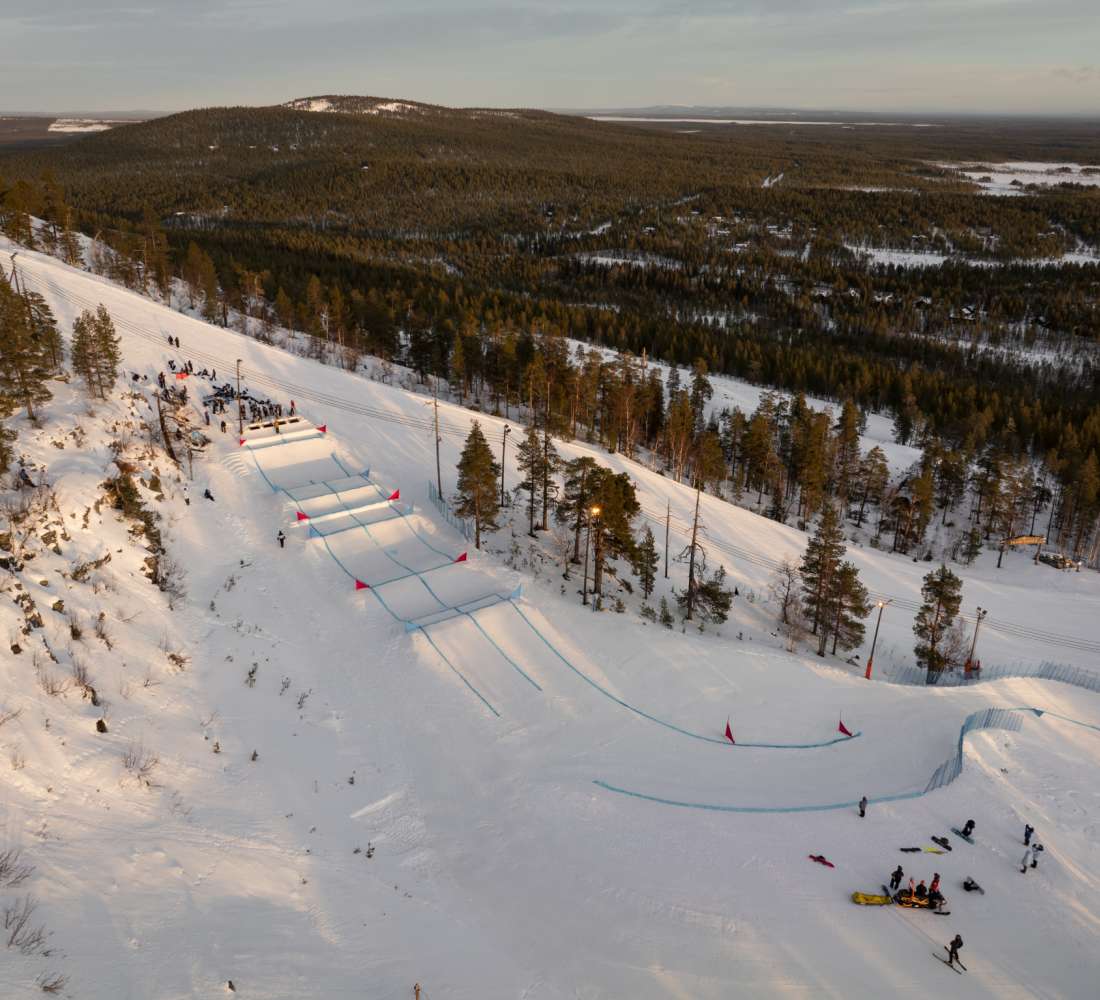 Cross camp at Pyhä Lapland Finland