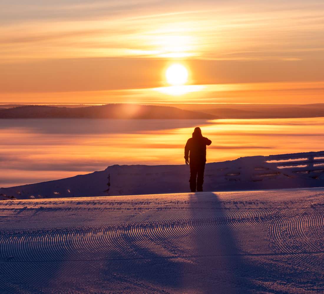 Pyhä ski resort fell top