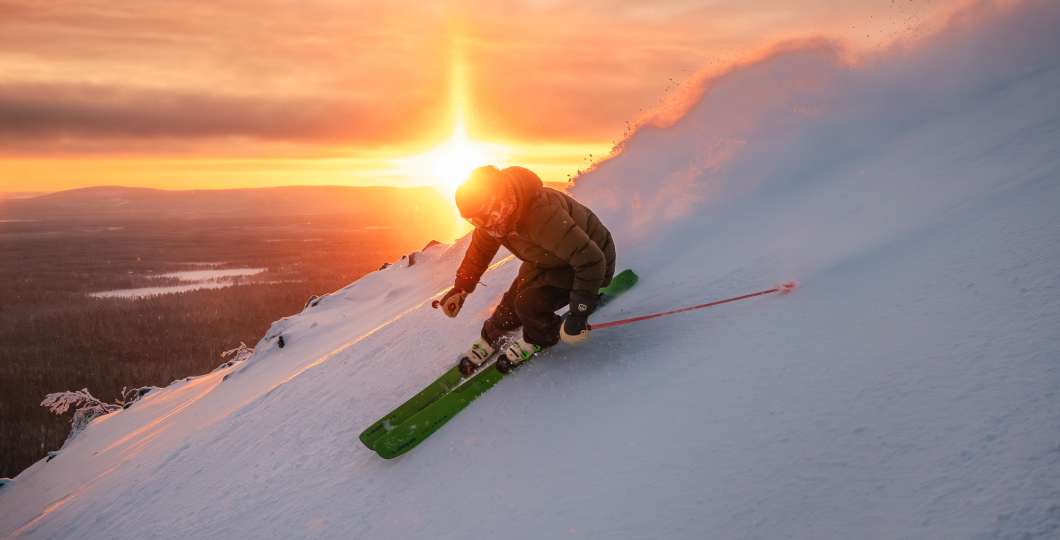 Skier at Pyhä Ski Resort 