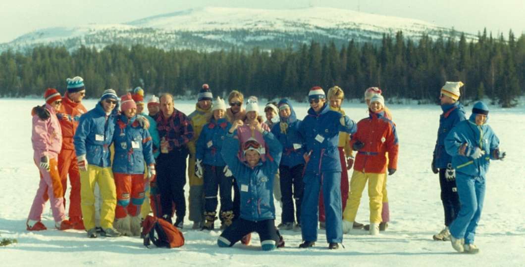 Pyhätunturin hiihtokoulun arkistokuva