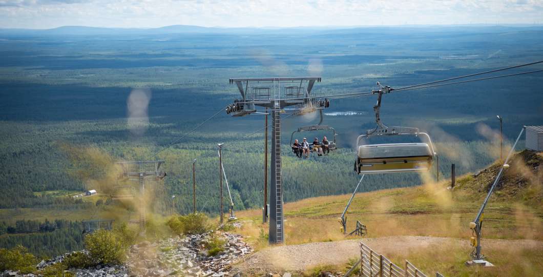 Maisemahissi, scenic lift, Pyhä, Lappi 