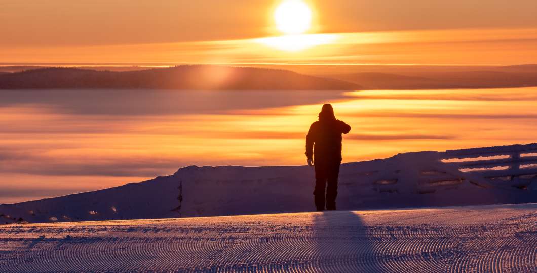 Pyhä ski resort fell top